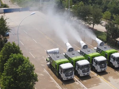 Field operation video of multi-function spray dust suppression vehicle